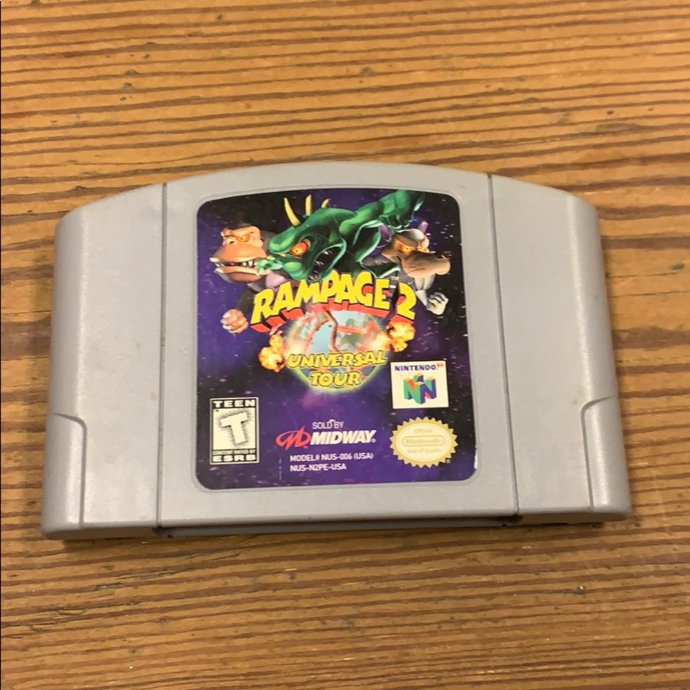 Rampage 2 Nintendo 64 game